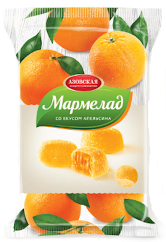 Marmalade with orange flavor, Azovskaya, 300 g – Buy Online at GastronomUSA