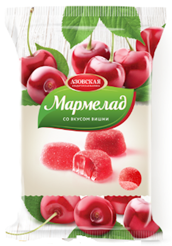 Marmalade with cherry flavor, Azovskaya, 300 g – Buy Online at GastronomUSA