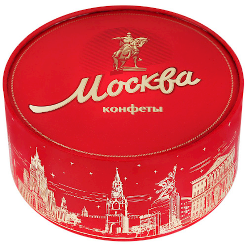 Moskva chocolate candy box, Krasnyi Oktyabr, 200 g – Buy Online at ...