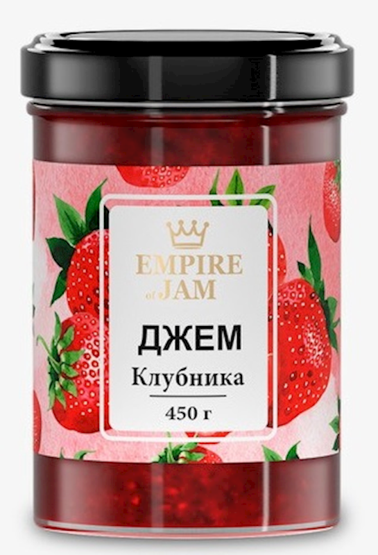 Strawberry jam, Imperiya Djemov, 450 g – Buy Online at GastronomUSA