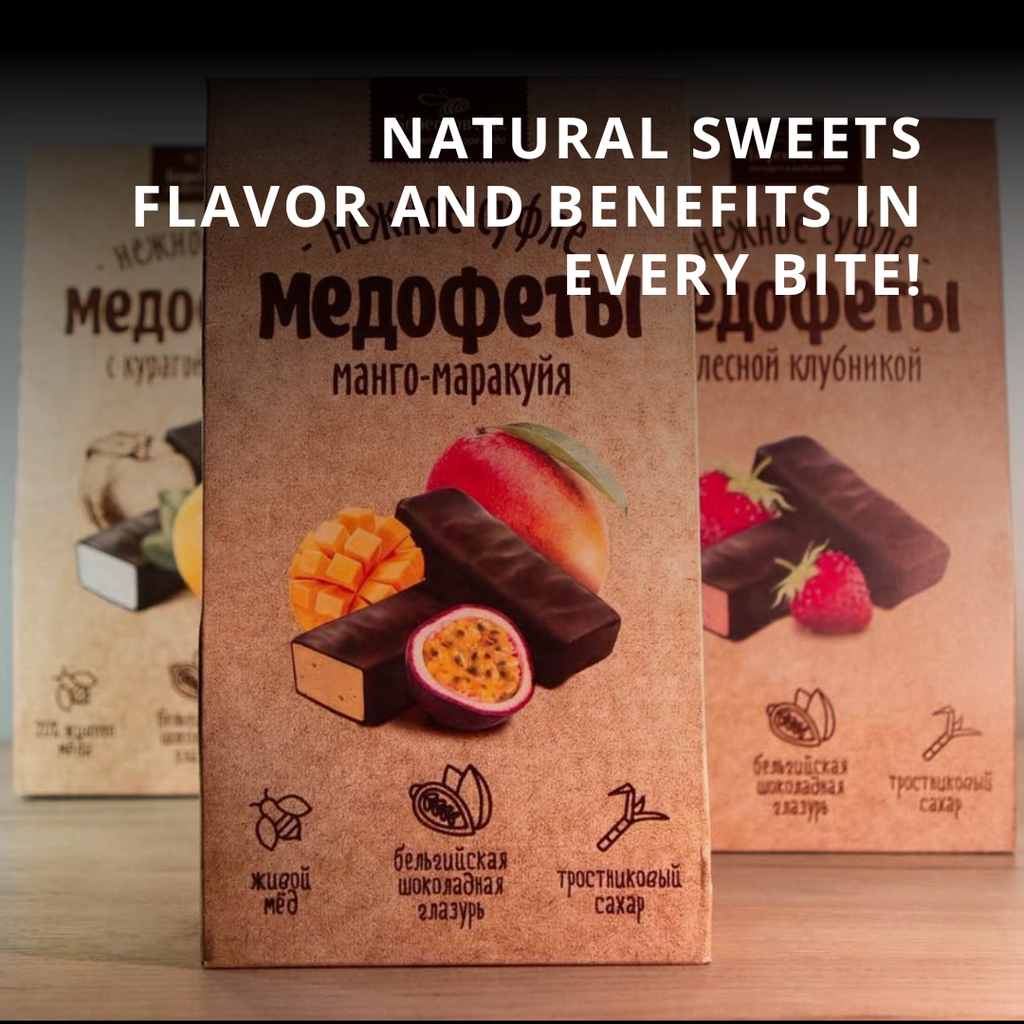 Natural sweets - flavor and benefits in every bite!