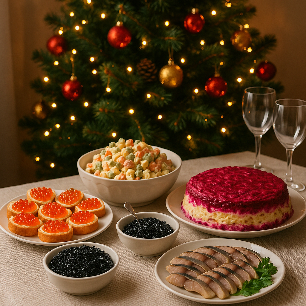 Traditional Russian and Eastern European Christmas Foods You Can Order in the USA