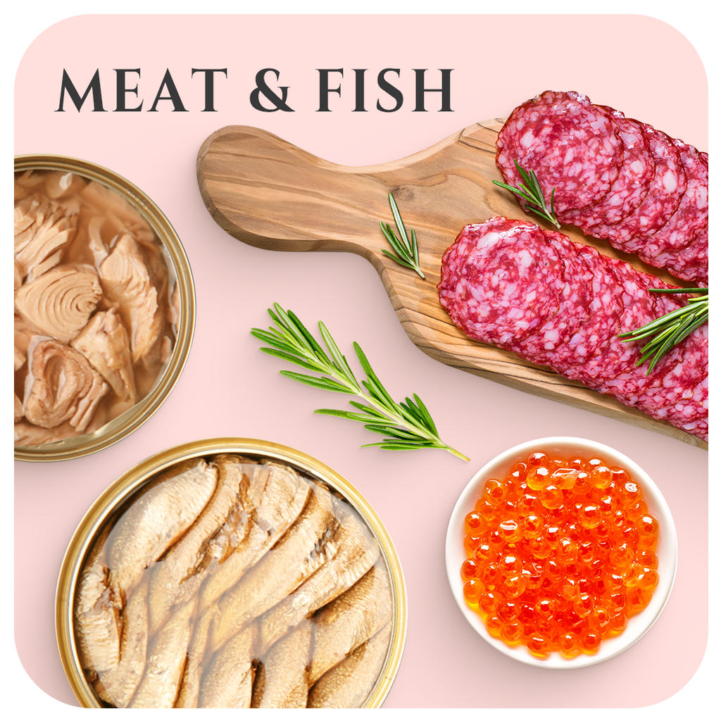 Meat and fish
