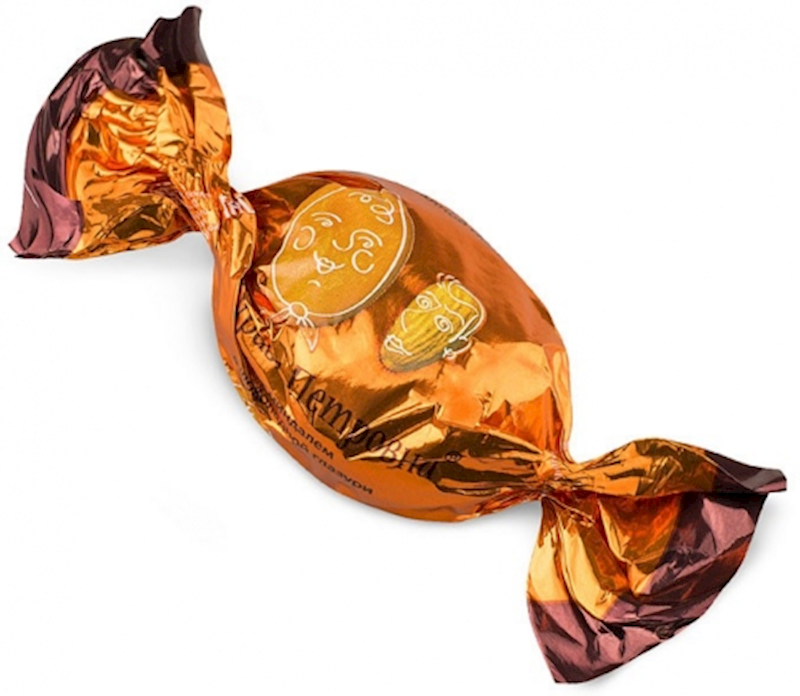 Kuraga Petrovna chocolate candy with apricot and almond, Ozersky Suven ...