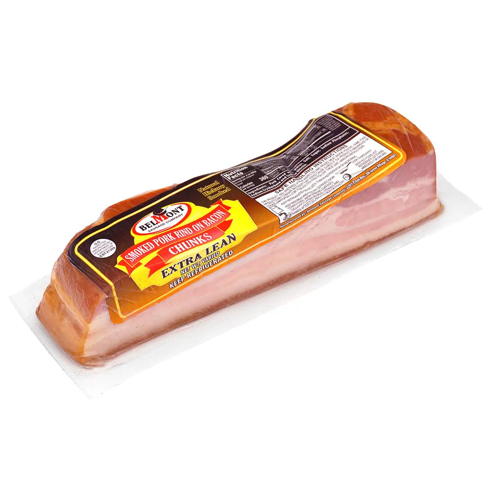 Smoked bacon rind-on (extra lean), Belmont, +-1 lb/ 450 g – Buy Online ...