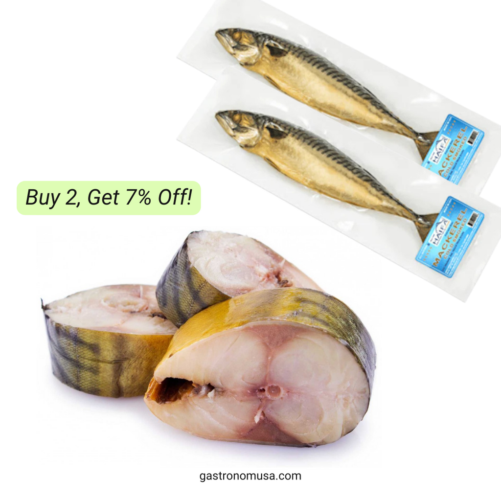 Cold smoked mackerel