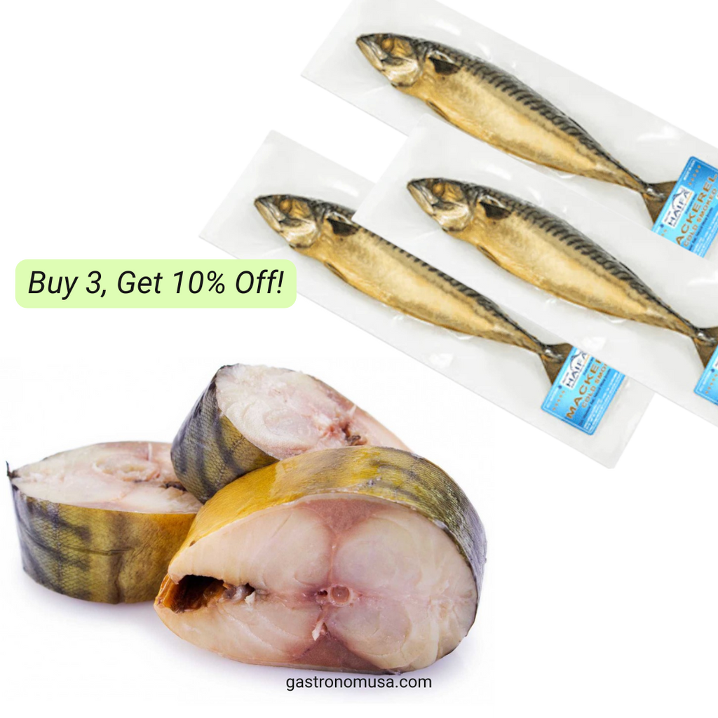 Cold smoked mackerel