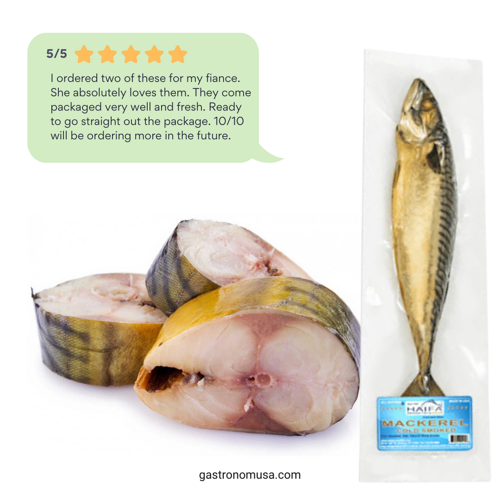 Cold smoked mackerel