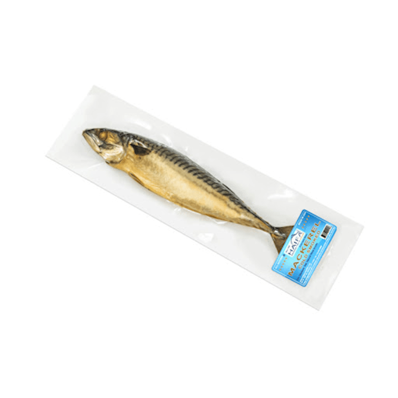 Cold smoked mackerel