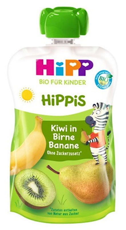 Compote En Gourde Poires Pommes Goyaves Bananes Dès 6 Mois Bio - HiPP