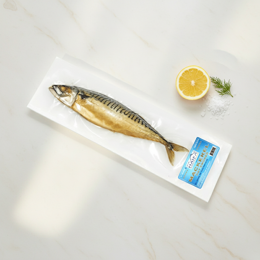 fish on a white background with a label