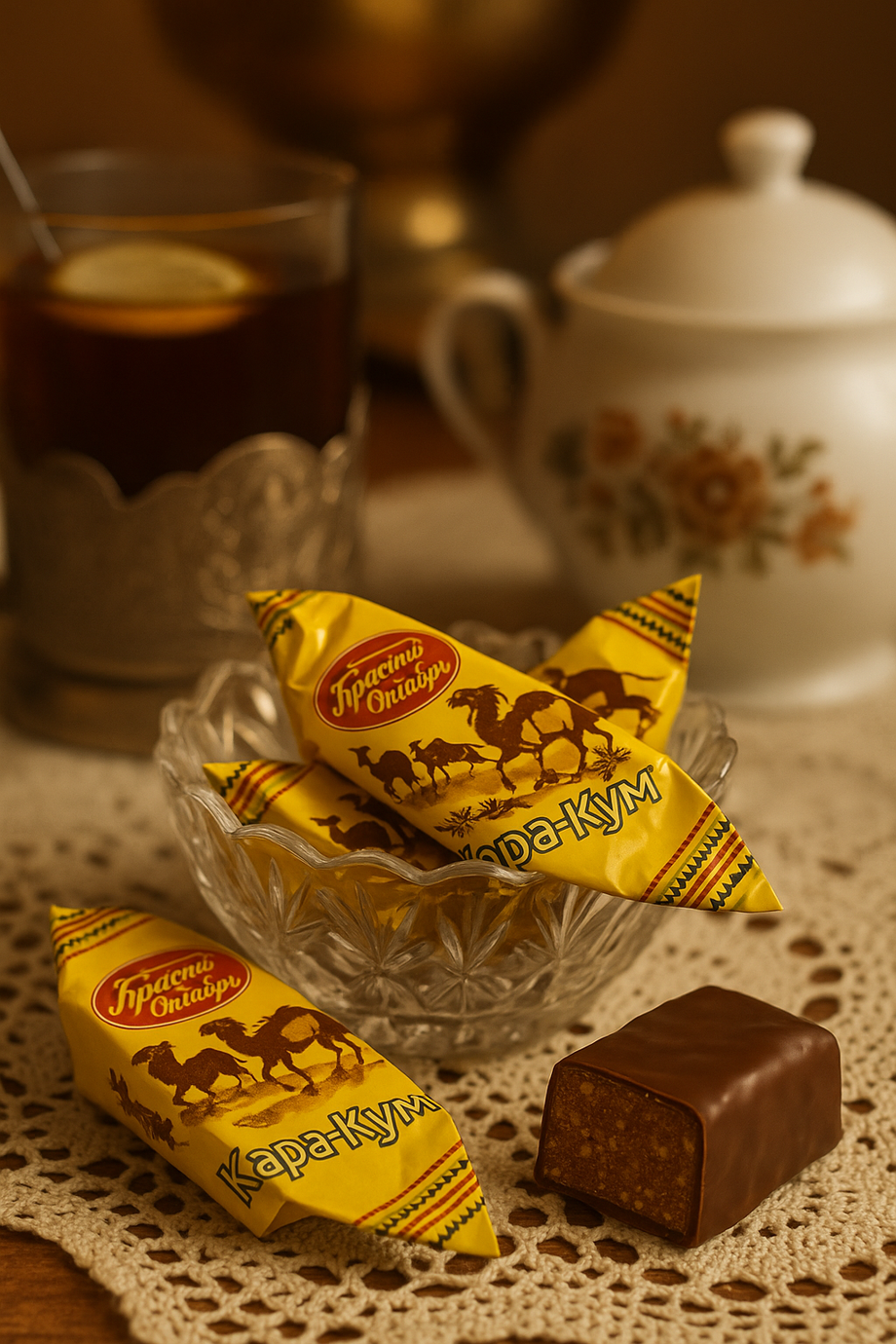 Kara-Kum chocolate candy, Krasnyi Oktyabr, 1 lb / 454g – Buy