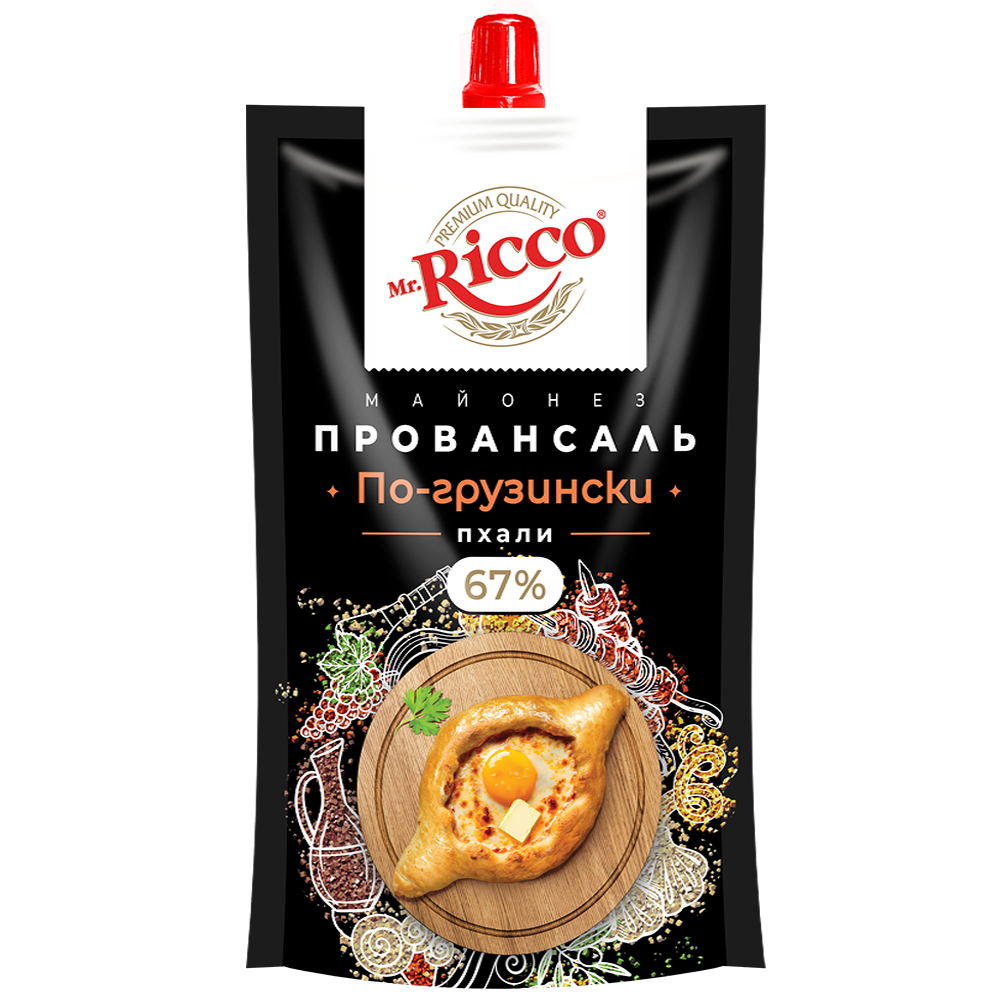 Mayonnaise Provencal Georgian style Pkhali, Mr. Ricco, 188 g – Buy ...